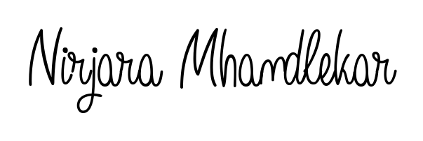 Enhance your business communications with Nirjara Mhandlekar signature in Angelique-Rose-font-FFP lettering. Clean, modern, and universally compatible. Nirjara Mhandlekar signature style 5 images and pictures png
