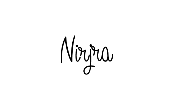 Make a beautiful signature design for name Nirjra. Use this online signature maker to create a handwritten signature for free. Nirjra signature style 5 images and pictures png