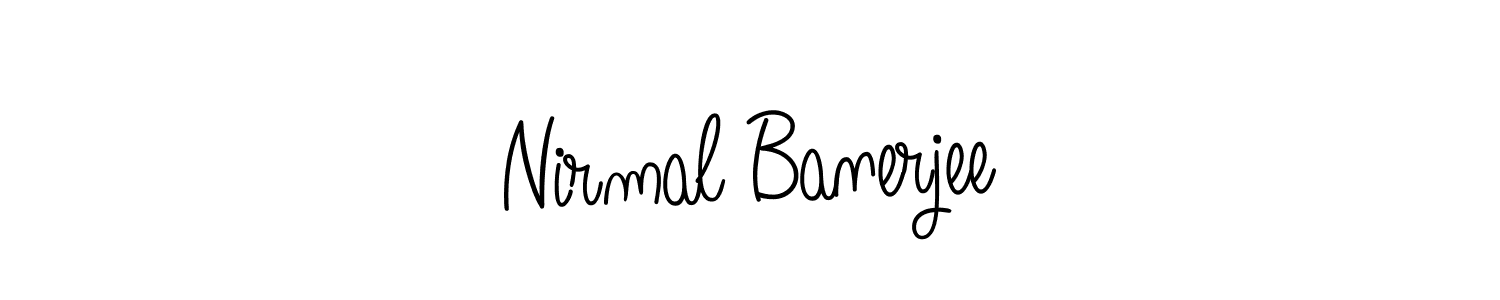 Design your own signature with our free online signature maker. With this signature software, you can create a handwritten (Angelique-Rose-font-FFP) signature for name Nirmal Banerjee. Nirmal Banerjee signature style 5 images and pictures png