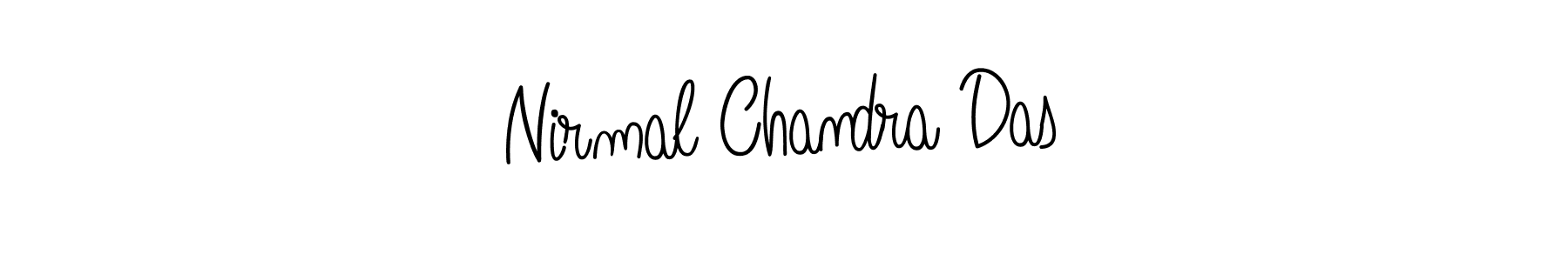 Make a beautiful signature design for name Nirmal Chandra Das. With this signature (Angelique-Rose-font-FFP) style, you can create a handwritten signature for free. Nirmal Chandra Das signature style 5 images and pictures png