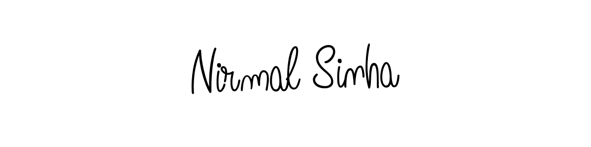 How to make Nirmal Sinha signature? Angelique-Rose-font-FFP is a professional autograph style. Create handwritten signature for Nirmal Sinha name. Nirmal Sinha signature style 5 images and pictures png