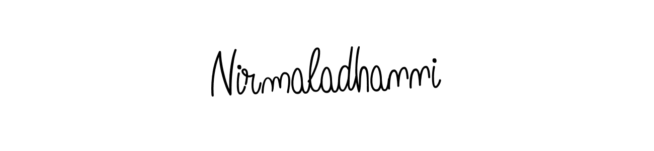 if you are searching for the best signature style for your name Nirmaladhanni. so please give up your signature search. here we have designed multiple signature styles  using Angelique-Rose-font-FFP. Nirmaladhanni signature style 5 images and pictures png