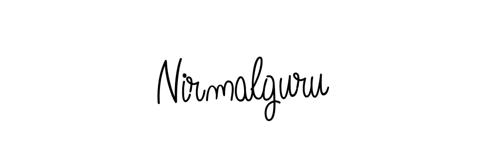 How to make Nirmalguru signature? Angelique-Rose-font-FFP is a professional autograph style. Create handwritten signature for Nirmalguru name. Nirmalguru signature style 5 images and pictures png