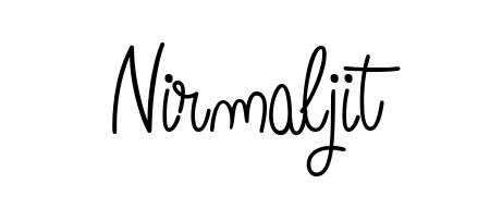 How to make Nirmaljit name signature. Use Angelique-Rose-font-FFP style for creating short signs online. This is the latest handwritten sign. Nirmaljit signature style 5 images and pictures png