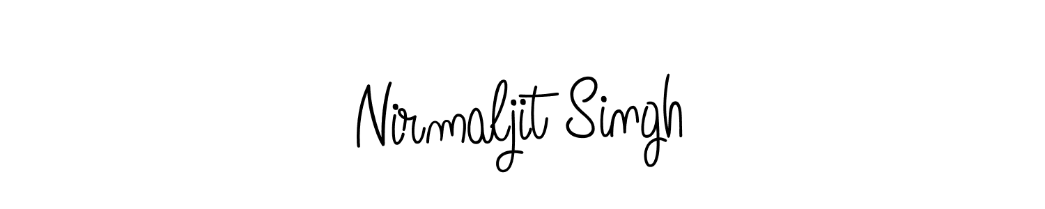 if you are searching for the best signature style for your name Nirmaljit Singh. so please give up your signature search. here we have designed multiple signature styles  using Angelique-Rose-font-FFP. Nirmaljit Singh signature style 5 images and pictures png