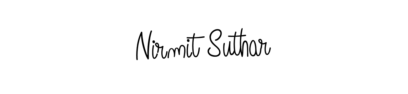 Make a beautiful signature design for name Nirmit Suthar. Use this online signature maker to create a handwritten signature for free. Nirmit Suthar signature style 5 images and pictures png
