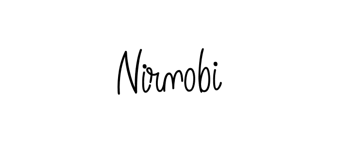 How to make Nirnobi signature? Angelique-Rose-font-FFP is a professional autograph style. Create handwritten signature for Nirnobi name. Nirnobi signature style 5 images and pictures png