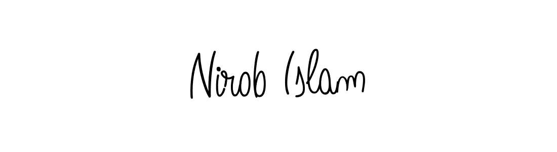 Best and Professional Signature Style for Nirob Islam. Angelique-Rose-font-FFP Best Signature Style Collection. Nirob Islam signature style 5 images and pictures png