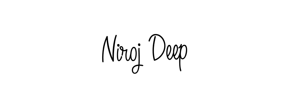 Create a beautiful signature design for name Niroj Deep. With this signature (Angelique-Rose-font-FFP) fonts, you can make a handwritten signature for free. Niroj Deep signature style 5 images and pictures png