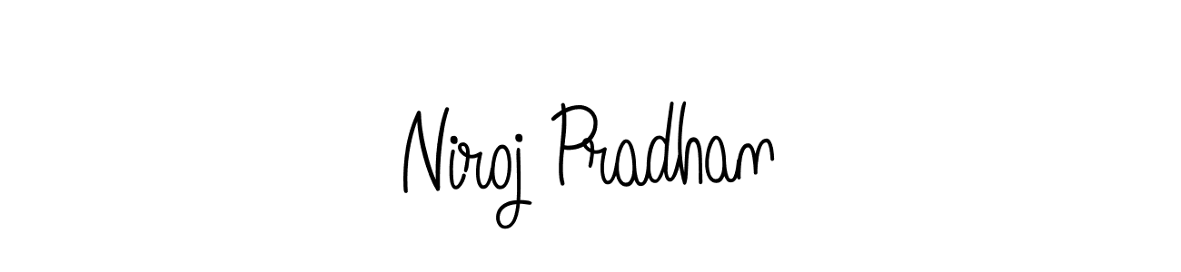 It looks lik you need a new signature style for name Niroj Pradhan. Design unique handwritten (Angelique-Rose-font-FFP) signature with our free signature maker in just a few clicks. Niroj Pradhan signature style 5 images and pictures png