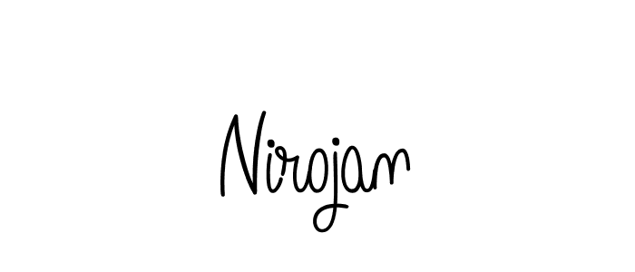 Create a beautiful signature design for name Nirojan. With this signature (Angelique-Rose-font-FFP) fonts, you can make a handwritten signature for free. Nirojan signature style 5 images and pictures png