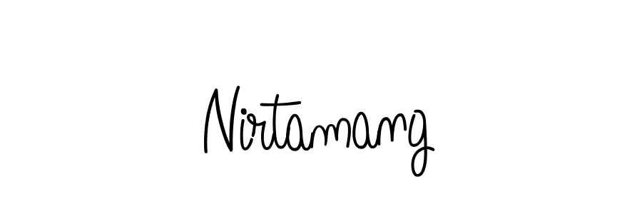 You should practise on your own different ways (Angelique-Rose-font-FFP) to write your name (Nirtamang) in signature. don't let someone else do it for you. Nirtamang signature style 5 images and pictures png