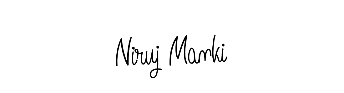 How to make Niruj Manki signature? Angelique-Rose-font-FFP is a professional autograph style. Create handwritten signature for Niruj Manki name. Niruj Manki signature style 5 images and pictures png