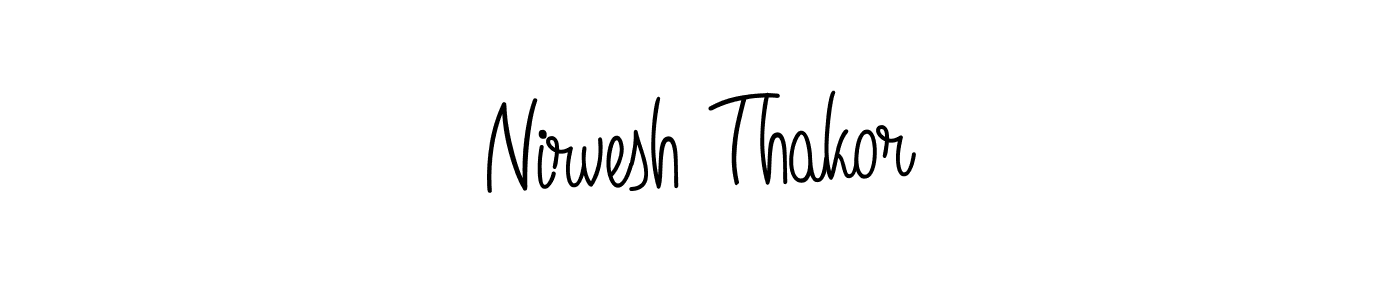 Here are the top 10 professional signature styles for the name Nirvesh Thakor. These are the best autograph styles you can use for your name. Nirvesh Thakor signature style 5 images and pictures png