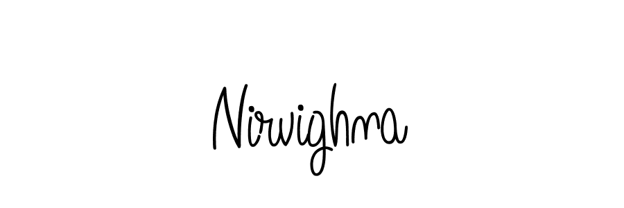 Make a beautiful signature design for name Nirvighna. Use this online signature maker to create a handwritten signature for free. Nirvighna signature style 5 images and pictures png