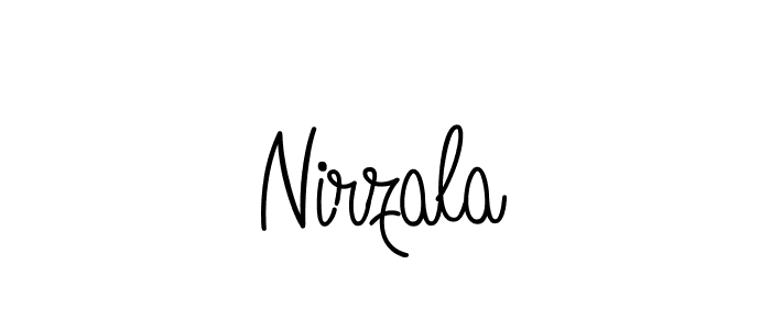 Also we have Nirzala name is the best signature style. Create professional handwritten signature collection using Angelique-Rose-font-FFP autograph style. Nirzala signature style 5 images and pictures png