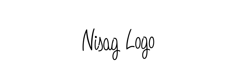 Nisag Logo stylish signature style. Best Handwritten Sign (Angelique-Rose-font-FFP) for my name. Handwritten Signature Collection Ideas for my name Nisag Logo. Nisag Logo signature style 5 images and pictures png