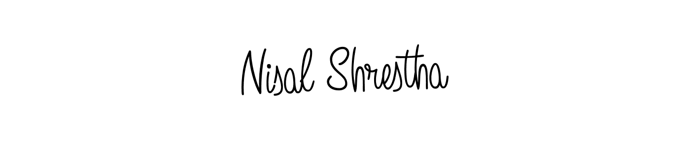 How to Draw Nisal Shrestha signature style? Angelique-Rose-font-FFP is a latest design signature styles for name Nisal Shrestha. Nisal Shrestha signature style 5 images and pictures png