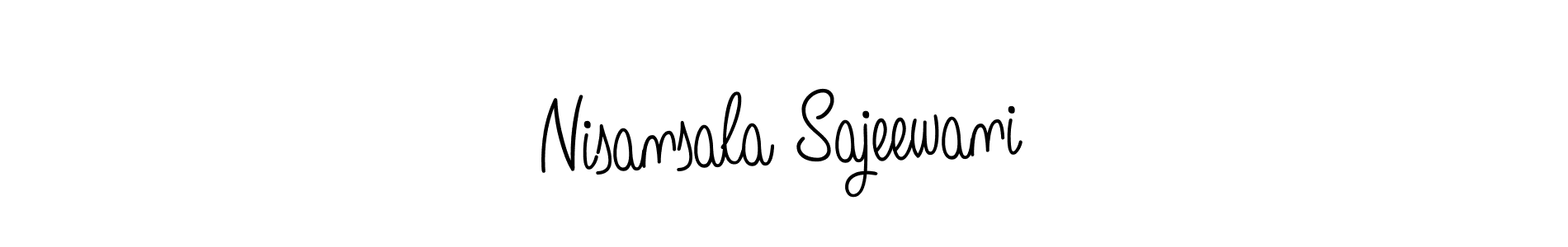 Best and Professional Signature Style for Nisansala Sajeewani. Angelique-Rose-font-FFP Best Signature Style Collection. Nisansala Sajeewani signature style 5 images and pictures png
