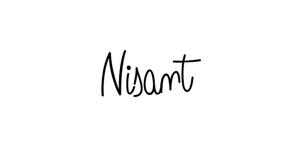 How to make Nisant signature? Angelique-Rose-font-FFP is a professional autograph style. Create handwritten signature for Nisant name. Nisant signature style 5 images and pictures png