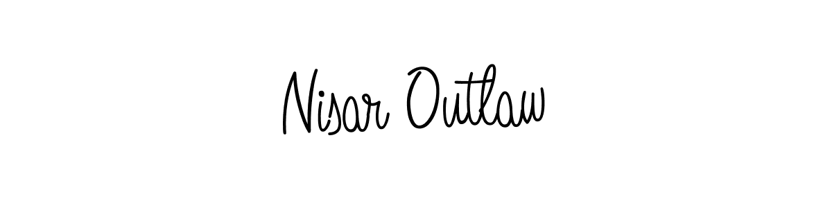 This is the best signature style for the Nisar Outlaw name. Also you like these signature font (Angelique-Rose-font-FFP). Mix name signature. Nisar Outlaw signature style 5 images and pictures png