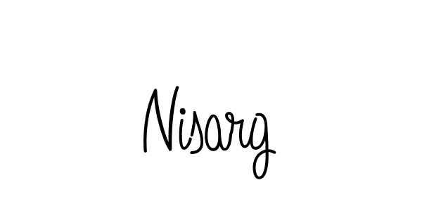 You can use this online signature creator to create a handwritten signature for the name Nisarg. This is the best online autograph maker. Nisarg signature style 5 images and pictures png