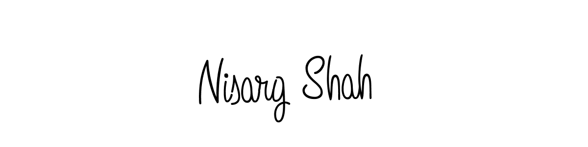 Nisarg Shah  stylish signature style. Best Handwritten Sign (Angelique-Rose-font-FFP) for my name. Handwritten Signature Collection Ideas for my name Nisarg Shah . Nisarg Shah  signature style 5 images and pictures png