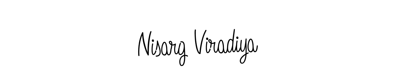 Nisarg Viradiya stylish signature style. Best Handwritten Sign (Angelique-Rose-font-FFP) for my name. Handwritten Signature Collection Ideas for my name Nisarg Viradiya. Nisarg Viradiya signature style 5 images and pictures png