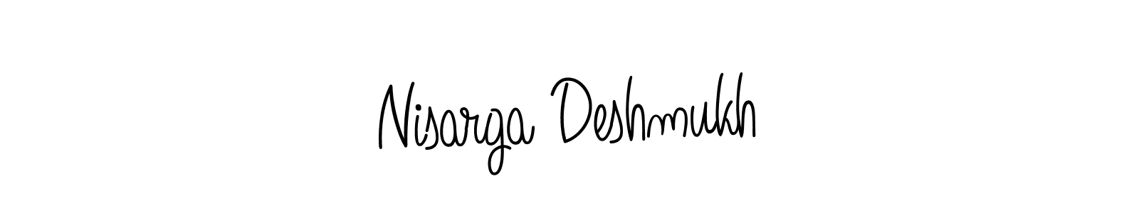 Once you've used our free online signature maker to create your best signature Angelique-Rose-font-FFP style, it's time to enjoy all of the benefits that Nisarga Deshmukh name signing documents. Nisarga Deshmukh signature style 5 images and pictures png
