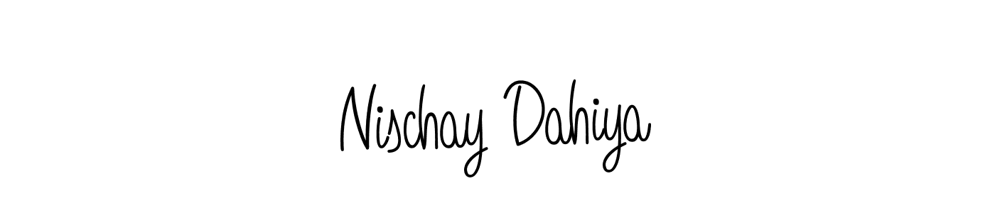 Best and Professional Signature Style for Nischay Dahiya. Angelique-Rose-font-FFP Best Signature Style Collection. Nischay Dahiya signature style 5 images and pictures png