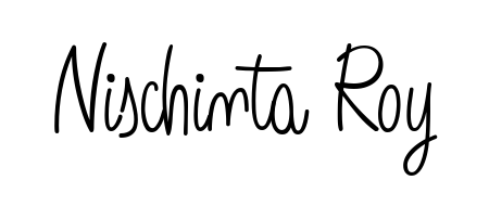 Make a beautiful signature design for name Nischinta Roy. With this signature (Angelique-Rose-font-FFP) style, you can create a handwritten signature for free. Nischinta Roy signature style 5 images and pictures png