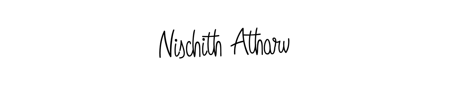 It looks lik you need a new signature style for name Nischith Atharv. Design unique handwritten (Angelique-Rose-font-FFP) signature with our free signature maker in just a few clicks. Nischith Atharv signature style 5 images and pictures png