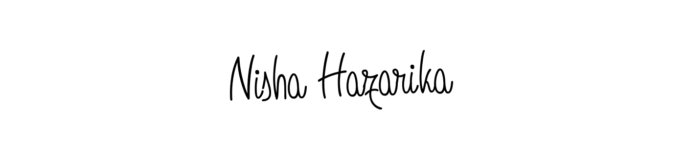 Make a beautiful signature design for name Nisha Hazarika. Use this online signature maker to create a handwritten signature for free. Nisha Hazarika signature style 5 images and pictures png