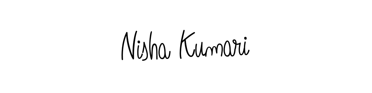 Also You can easily find your signature by using the search form. We will create Nisha Kumari name handwritten signature images for you free of cost using Angelique-Rose-font-FFP sign style. Nisha Kumari signature style 5 images and pictures png