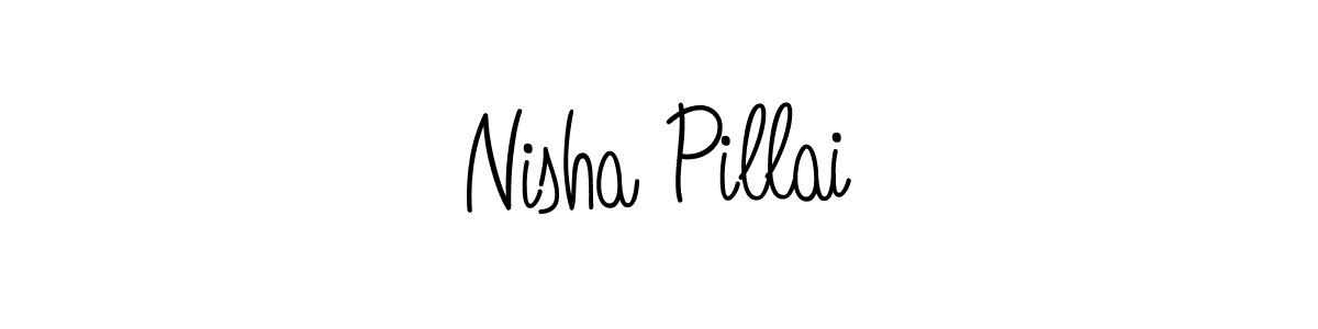 Make a beautiful signature design for name Nisha Pillai. Use this online signature maker to create a handwritten signature for free. Nisha Pillai signature style 5 images and pictures png