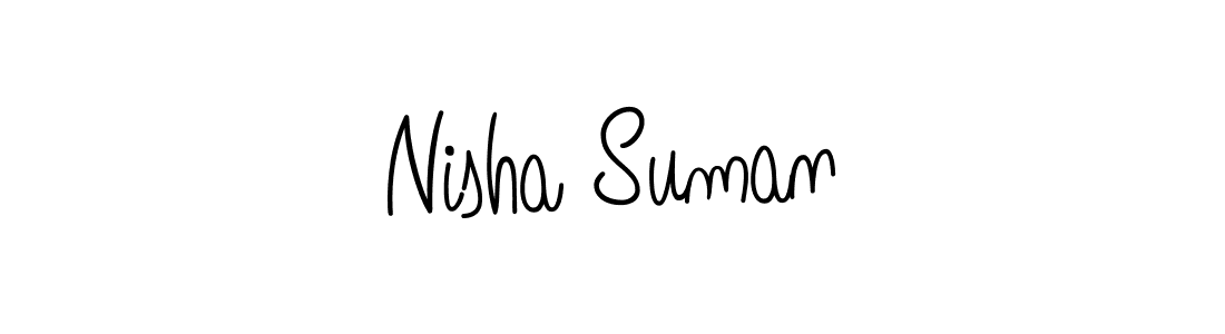 Also we have Nisha Suman name is the best signature style. Create professional handwritten signature collection using Angelique-Rose-font-FFP autograph style. Nisha Suman signature style 5 images and pictures png