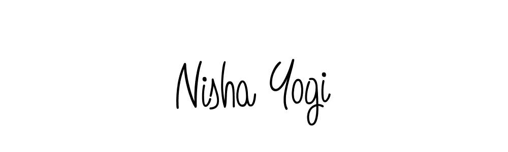 Once you've used our free online signature maker to create your best signature Angelique-Rose-font-FFP style, it's time to enjoy all of the benefits that Nisha Yogi name signing documents. Nisha Yogi signature style 5 images and pictures png