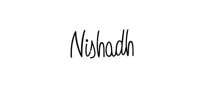 How to Draw Nishadh signature style? Angelique-Rose-font-FFP is a latest design signature styles for name Nishadh. Nishadh signature style 5 images and pictures png