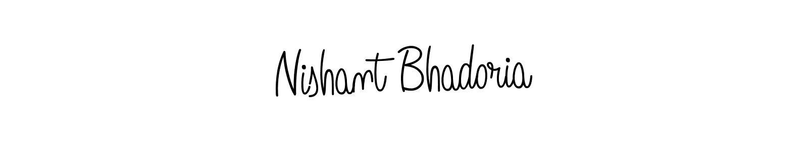 You can use this online signature creator to create a handwritten signature for the name Nishant Bhadoria. This is the best online autograph maker. Nishant Bhadoria signature style 5 images and pictures png