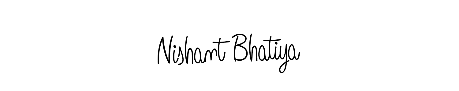 It looks lik you need a new signature style for name Nishant Bhatiya. Design unique handwritten (Angelique-Rose-font-FFP) signature with our free signature maker in just a few clicks. Nishant Bhatiya signature style 5 images and pictures png