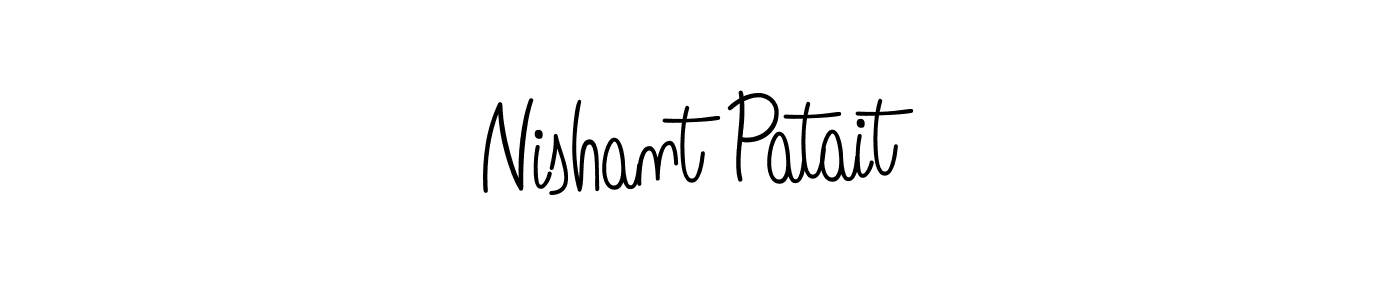 Design your own signature with our free online signature maker. With this signature software, you can create a handwritten (Angelique-Rose-font-FFP) signature for name Nishant Patait. Nishant Patait signature style 5 images and pictures png