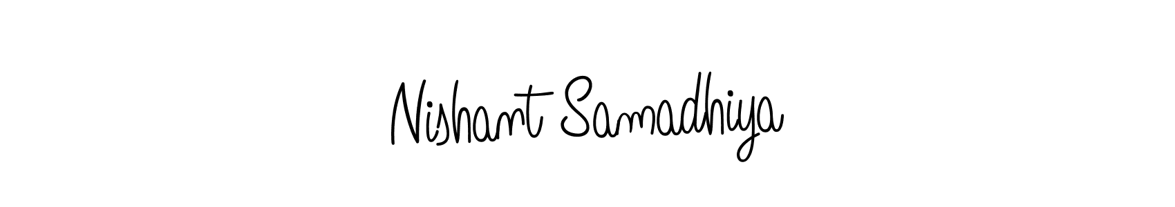 Also we have Nishant Samadhiya name is the best signature style. Create professional handwritten signature collection using Angelique-Rose-font-FFP autograph style. Nishant Samadhiya signature style 5 images and pictures png