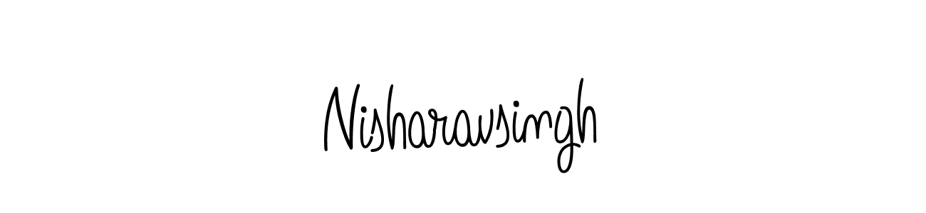 The best way (Angelique-Rose-font-FFP) to make a short signature is to pick only two or three words in your name. The name Nisharavsingh include a total of six letters. For converting this name. Nisharavsingh signature style 5 images and pictures png