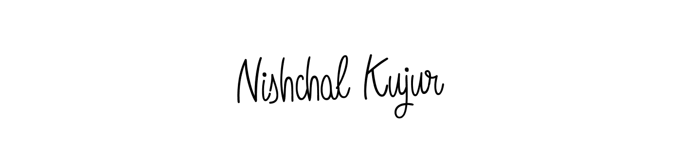 How to make Nishchal Kujur name signature. Use Angelique-Rose-font-FFP style for creating short signs online. This is the latest handwritten sign. Nishchal Kujur signature style 5 images and pictures png