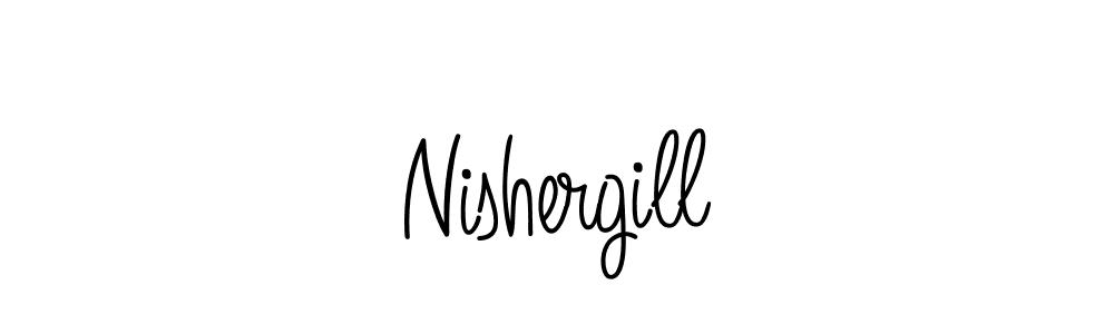 The best way (Angelique-Rose-font-FFP) to make a short signature is to pick only two or three words in your name. The name Nishergill include a total of six letters. For converting this name. Nishergill signature style 5 images and pictures png