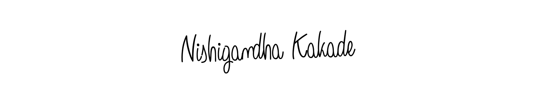 Once you've used our free online signature maker to create your best signature Angelique-Rose-font-FFP style, it's time to enjoy all of the benefits that Nishigandha Kakade name signing documents. Nishigandha Kakade signature style 5 images and pictures png