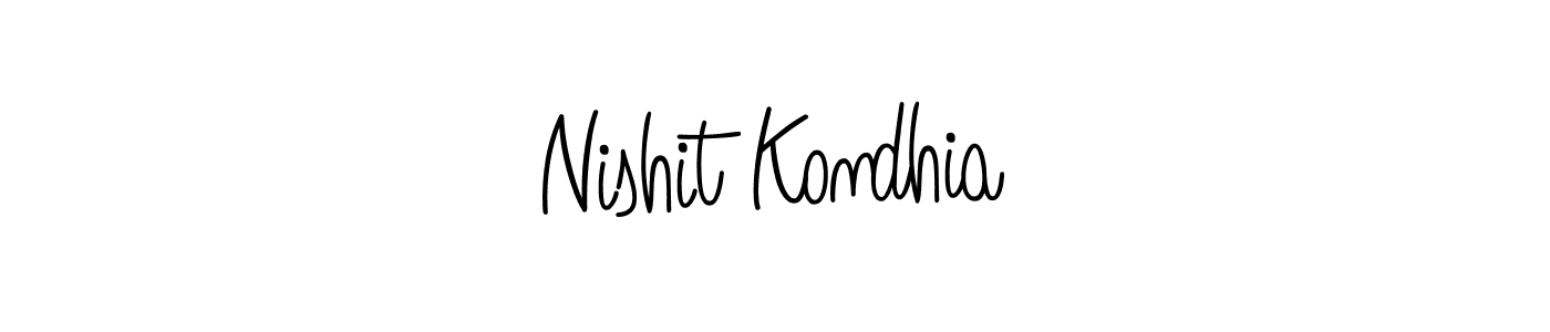 Make a short Nishit Kondhia signature style. Manage your documents anywhere anytime using Angelique-Rose-font-FFP. Create and add eSignatures, submit forms, share and send files easily. Nishit Kondhia signature style 5 images and pictures png