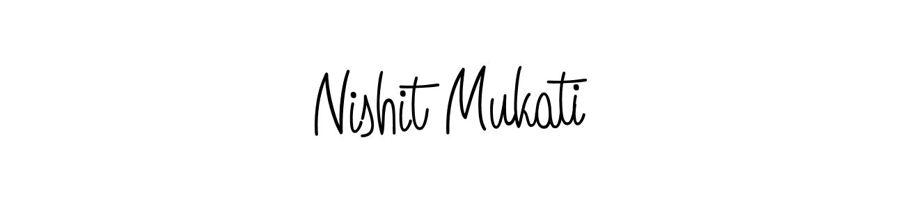 Also we have Nishit Mukati name is the best signature style. Create professional handwritten signature collection using Angelique-Rose-font-FFP autograph style. Nishit Mukati signature style 5 images and pictures png