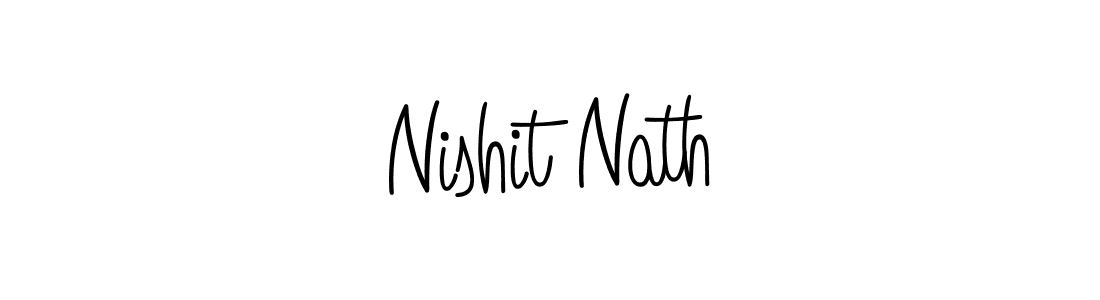 Angelique-Rose-font-FFP is a professional signature style that is perfect for those who want to add a touch of class to their signature. It is also a great choice for those who want to make their signature more unique. Get Nishit Nath name to fancy signature for free. Nishit Nath signature style 5 images and pictures png