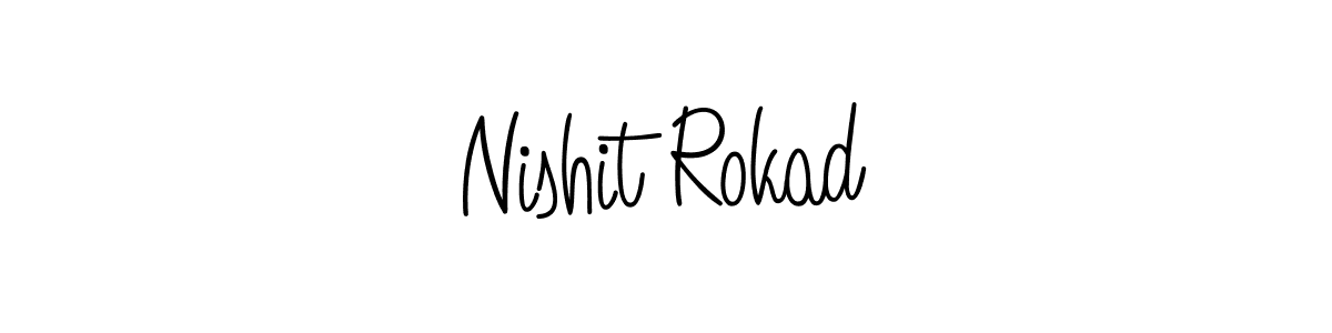 Also You can easily find your signature by using the search form. We will create Nishit Rokad name handwritten signature images for you free of cost using Angelique-Rose-font-FFP sign style. Nishit Rokad signature style 5 images and pictures png